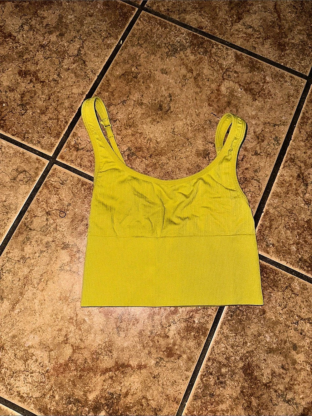 VS Pink Active Yellow Athletic Bra Size XXS